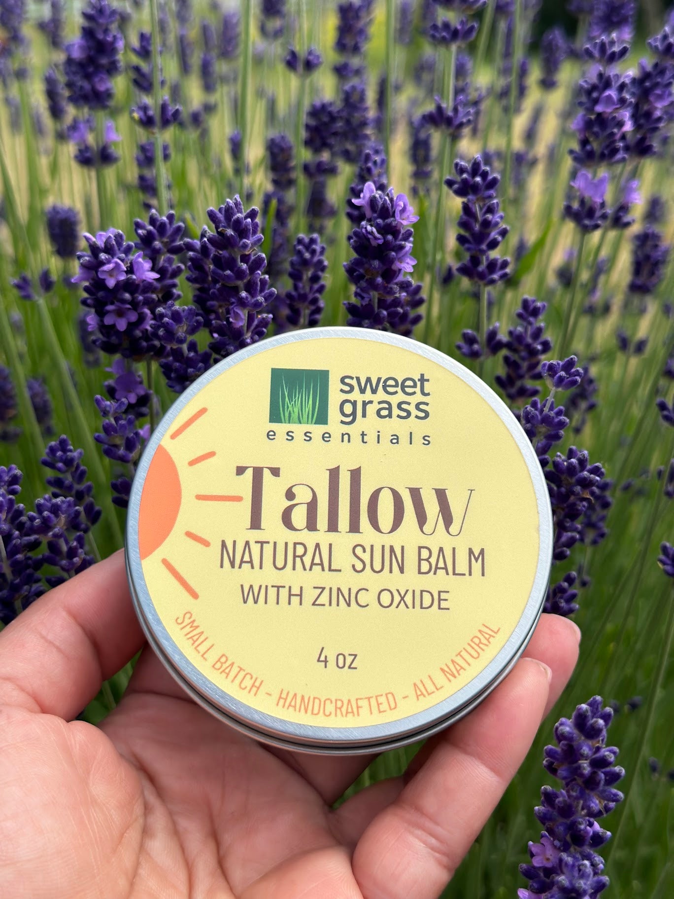 Tallow Natural Sun Balm with non-nano Zinc Oxide