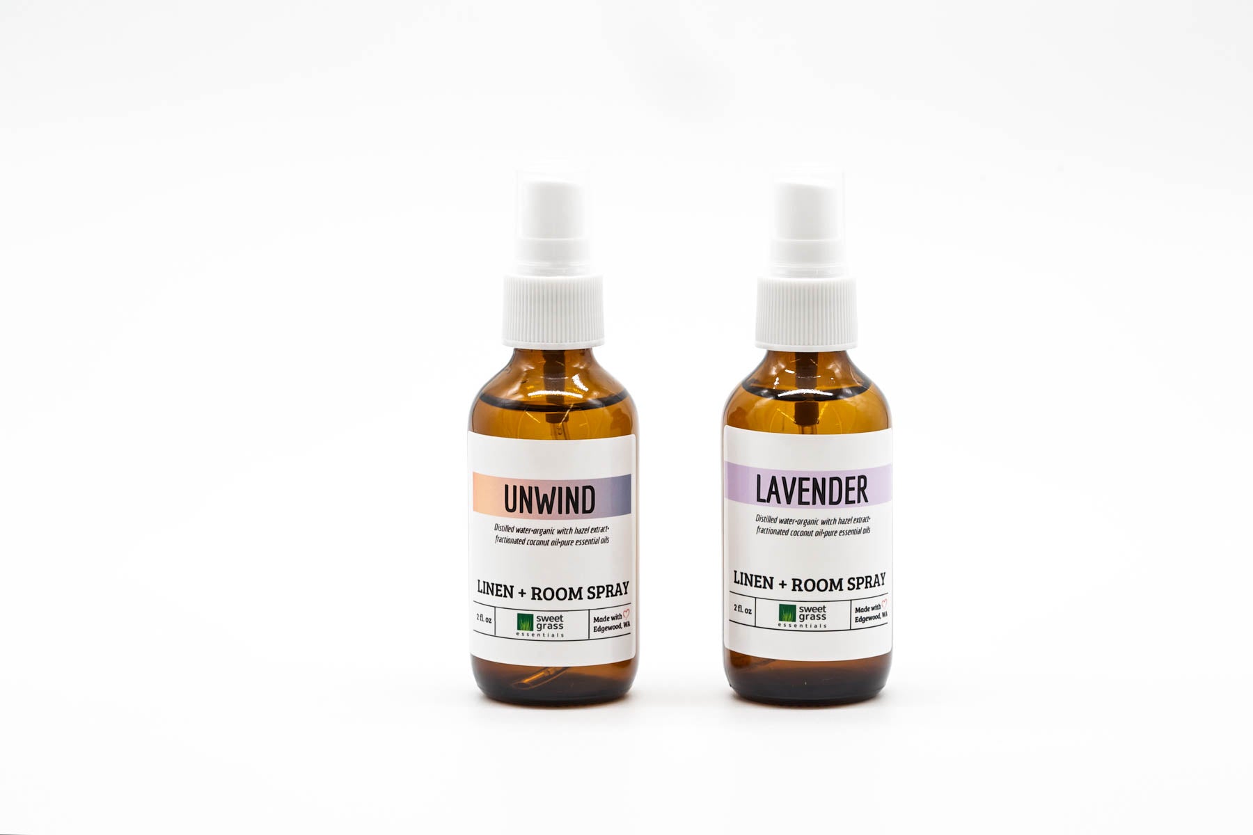 Unwind Linen + Room Spray and Lavender Linen + Room Spray