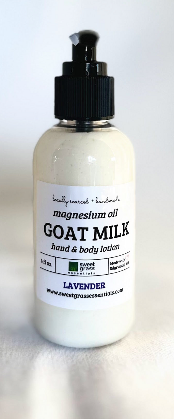 Magnesium Goat's Milk Hand+Body Lotion 4 fl oz