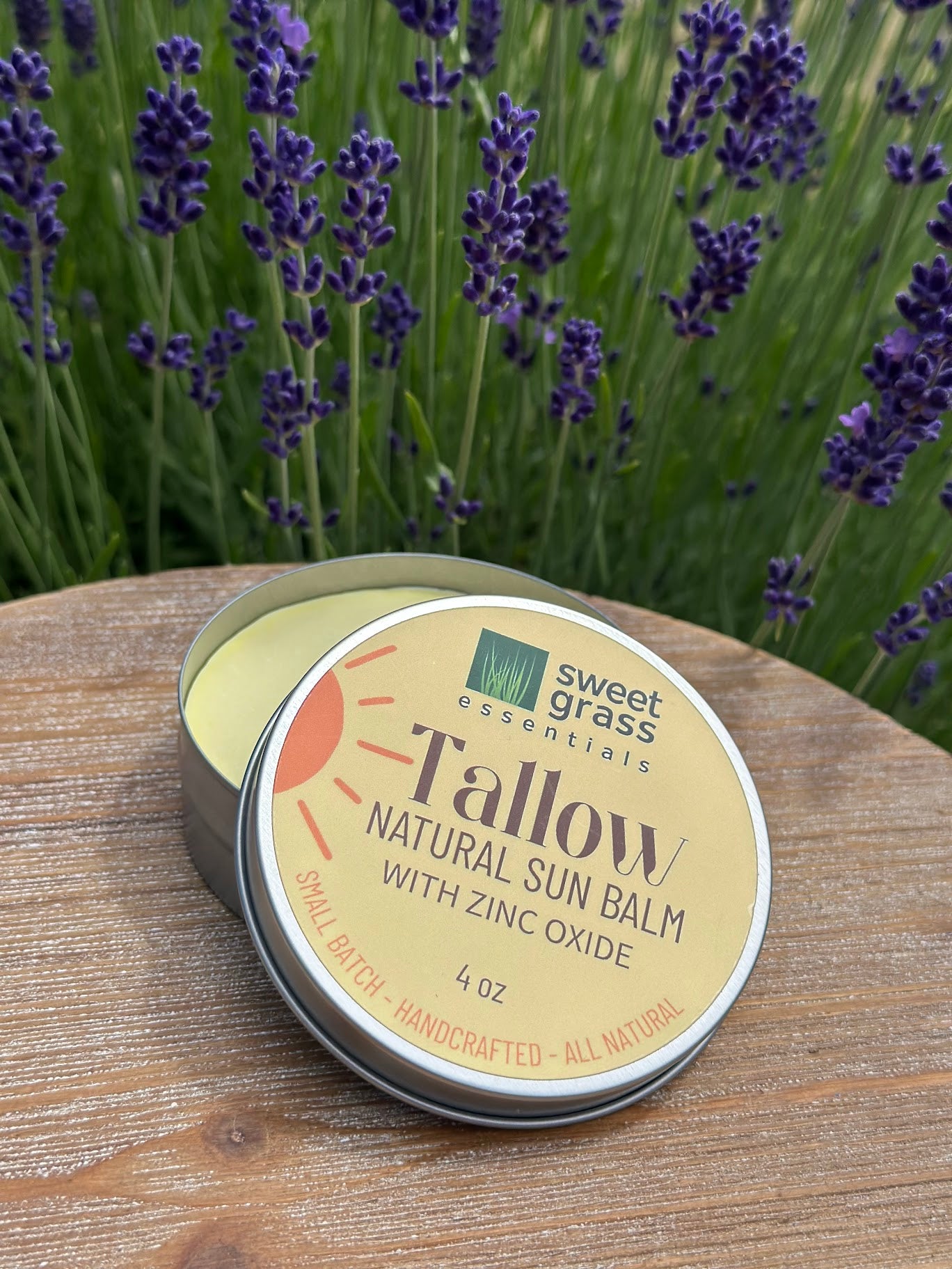 Tallow Natural Sun Balm with non-nano Zinc Oxide
