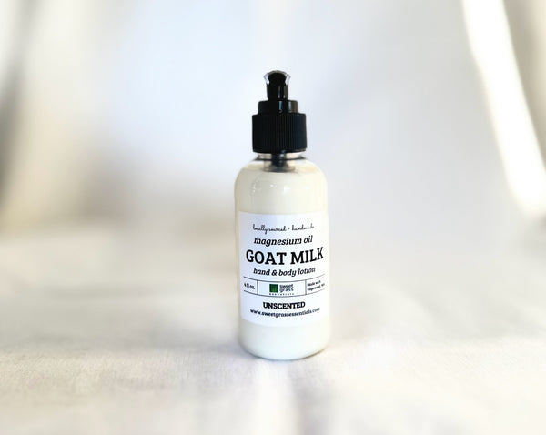 magnesium oil goat milk lotion unscented